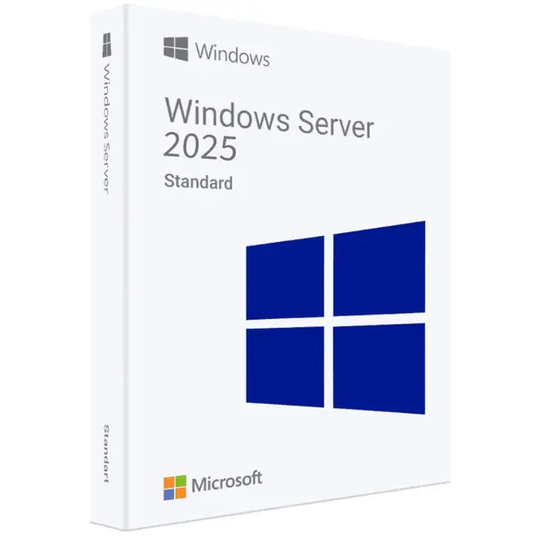 Microsoft Windows Server 2025 STD DVD Box Pack