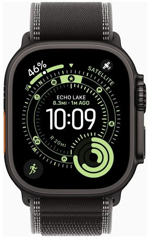 Apple Watch Ultra 3 - 49mm Titanium Case (Black / Charcoal)