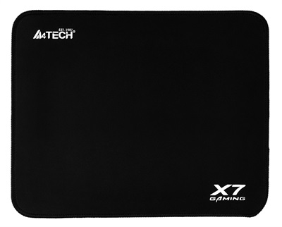 A4tech AP-20S Mousepad - Non-Slip Rubber Base - Fine Knit Edges - Black