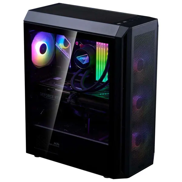 XPG Valor Air Plus ARGB Mid-Tower ATX Case - Black