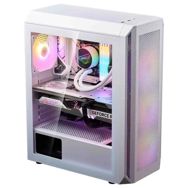 XPG Valor Air Plus ARGB Mid-Tower ATX Case - White