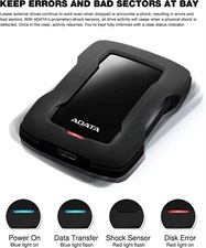 ADATA HD330 1TB Shock-Resistant Extra Slim External Hard Drive
