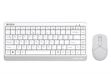 A4tech Fstyler FG1112S Wireless Keyboard and Silent Click Mouse (White)