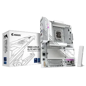 Gigabyte B860 Aorus Elite Wi-Fi 7 Ice DDR5 Motherboard 
