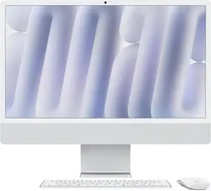 Apple iMac 24" MWUC3 M4 Chip 8 Core CPU 8 Core GPU 16GB Ram 256GB SSD Silver