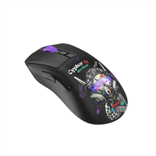 A4Tech Bloody R73 Ultra Duo Dual Mode Wireless Gaming Mouse - Cypher Ghost - Alpha 20K Engineered Engine - 1000 Hz Report Rate - L++ Multi-Function Receiver Dock - USB to Type-C Adaptor