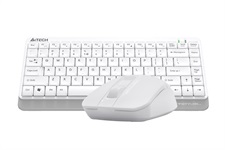 A4tech Fstyler FG1112S Wireless Keyboard and Silent Click Mouse (White)
