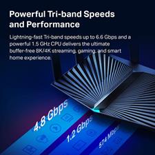 TP-Link Archer AX90 AX6600 Tri-Band Wi-Fi 6 Router