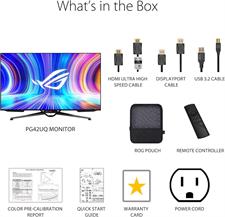 ASUS ROG Swift 41.5” 4K PG42UQ OLED Gaming Monitor