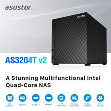 Asustor AS3204T V2 4 Bay NAS Storage