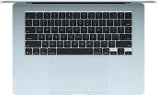 Apple Macbook Air 15" MC7C4 Laptop Apple M4 Chip, 10 core CPU, 10 core GPU, 16GB Ram, 512GB SSD, 15.3" Liquid Retina display, mac OS, Sky Blue