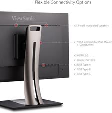 ViewSonic VP3256-4K 32" 4K UHD IPS Ergonomic Monitor