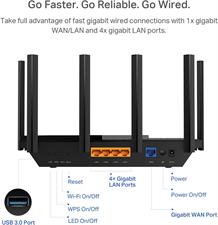 TP-Link Archer AX73 AX5400 Dual-Band Gigabit Wi-Fi 6 Router