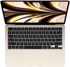Apple Macbook Air 13" MC7W4 Laptop Apple M2 Chip, 16GB Ram, 256GB SSD, 13.6 inch Liquid Retina display, mac OS, Starlight