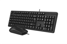 A4tech KK-3330S Wired Keyboard & Silent Click Mouse