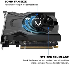 Zotac NVIDIA GTX1650 OC 4GB Graphic Card