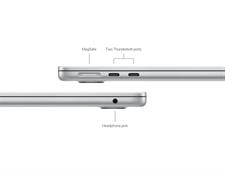 Apple Macbook Air 13 MC8H4 Apple M3 Chip, 16GB Memory, 256GB SSD, 13.6 inch Liquid Retina display, mac OS, Silver