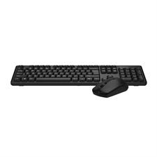 A4tech 3330NS Wireless Keyboard & Silent Clicks Mouse Combo Desktop Set