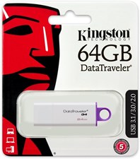 Kingston 64GB DataTraveler G4 USB 3.0 Flash Drive
