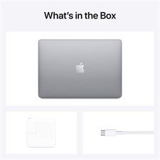 Apple Macbook Air 13" MGN63 Apple M1 Chip, 8GB, 256GB SSD, 13.3" Retina IPS LED With True Tone Backlit Magic Keyboard & Touch ID & Force Touch Trackpad, macOS (Space Grey, 2020)