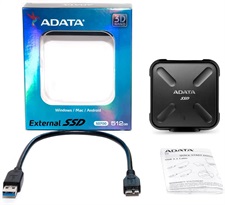 Adata SD700 512GB USB 3.2 Gen1 Portable SSD