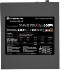 Thermaltake Smart Pro RGB 650W 80 Plus Bronze Fully Modular Power Supply