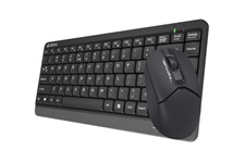 A4tech Fstyler FG1112S Wireless Keyboard and Silent Click Mouse (Black)