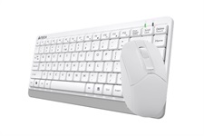 A4tech Fstyler FG1112S Wireless Keyboard and Silent Click Mouse (White)