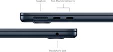 Apple Macbook Air 13" MRXV3LL/A Apple M3 Chip, 8-core CPU, 8-core GPU, 8GB memory, 256GB SSD, 13.6-inch LED-backlit display, macOS Sonoma 14, Midnight Blue