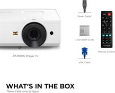ViewSonic PA700W 4,500 ANSI Lumens WXGA Business & Education Projector​