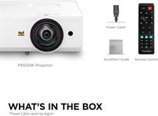ViewSonic PS502W 4000 Lumens WXGA Short Throw Projector 