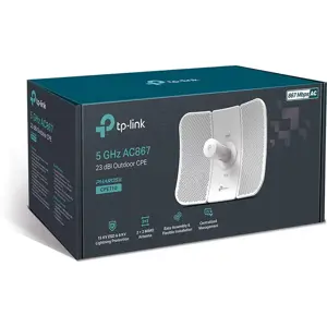 TP-Link CPE710 AC867 5 GHz Outdoor CPE / Directional Wireless Access Point 