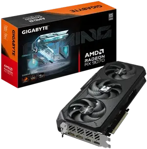 Gigabyte Radeon RX 9070 Gaming OC 16GB GDDR6 Graphics Card