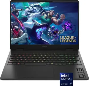 HP Omen 16-AM0073DX Gaming Laptop Intel Core Ultra 7 255H, 16GB DDR5, 1TB SSD, NVIDIA RTX 5060 8GB Graphics, 16" FHD+ 2K IPS 144Hz, Windows 11 Home, Shadow Black 