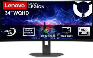 Lenovo Legion 34W-2c 34" WQHD VA 240Hz Curved Gaming Monitor