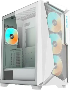 Gigabyte C301GW White Mid Tower PC Gaming Case