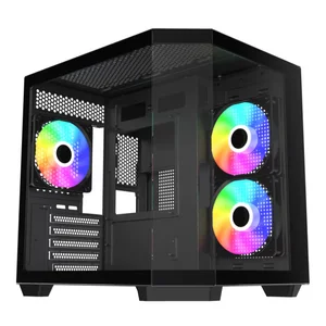 Astro AGC-X40M Dual-Chamber Micro-ATX Gaming Case