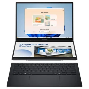ASUS Zenbook Duo UX8406CA PS99T Laptop Intel Core Ultra 9-285H, 32GB DDR5, 2TB SSD, Intel Arc Graphics, Dual 14" OLED Touch, Windows 11, Inkwell Grey