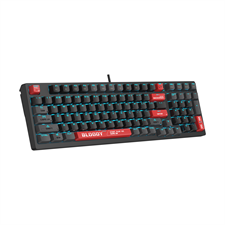A4Tech Bloody AT98 Mechanical Gaming Keyboard - Alpha Optical Switch - eXact Reset System - 7 RGB Backlit Effects - Stealth Quiet Typing