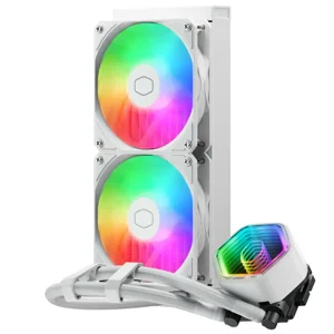 Cooler Master MasterLiquid 240 Core II 240 mm Liquid CPU Cooler White 
