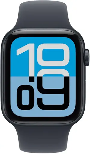Apple Watch SE 44mm Midnight Aluminum Case with Midnight/Starlight Sport Band