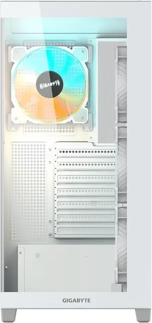 Gigabyte C500 Panoramic Stealth ICE - White Mid Tower PC Gaming Case