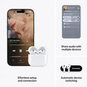 Apple AirPods 5 Wireless Earbuds, Active Noise Cancellation USB-C Charging Case MKFW4