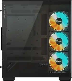 Gigabyte C500 Panoramic Stealth Black Mid Tower PC Gaming Case