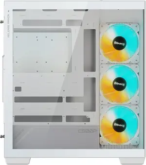 Gigabyte C500 Panoramic Stealth ICE - White Mid Tower PC Gaming Case