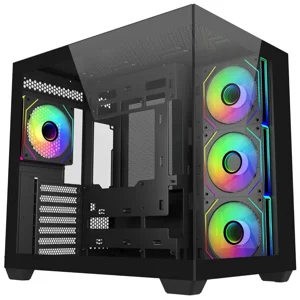 Cooler Master Elite 681 ARGB Mid-Tower PC Case Black