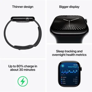 Apple Watch Series 10 | 10 GPS | 42mm Rose Gold Aluminium Case With Light Blush Sport Band | MWWJ3