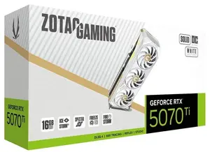 ZOTAC GeForce RTX 5070 Ti Solid Core OC White 16GB GDDR7 Graphics Card