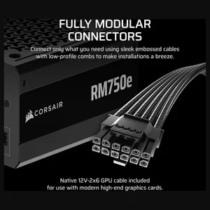 Corsair RMe Series RM750e Fully Modular 750W 80 Plus Gold ATX Power Supply