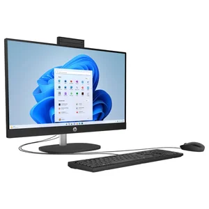 HP All-in-One CR0308NH PC, Intel Core i5-1334U, 8GB DDR4, 512GB SSD, Intel Iris Xe Graphics, 23.8" FHD IPS Display, DOS, Black